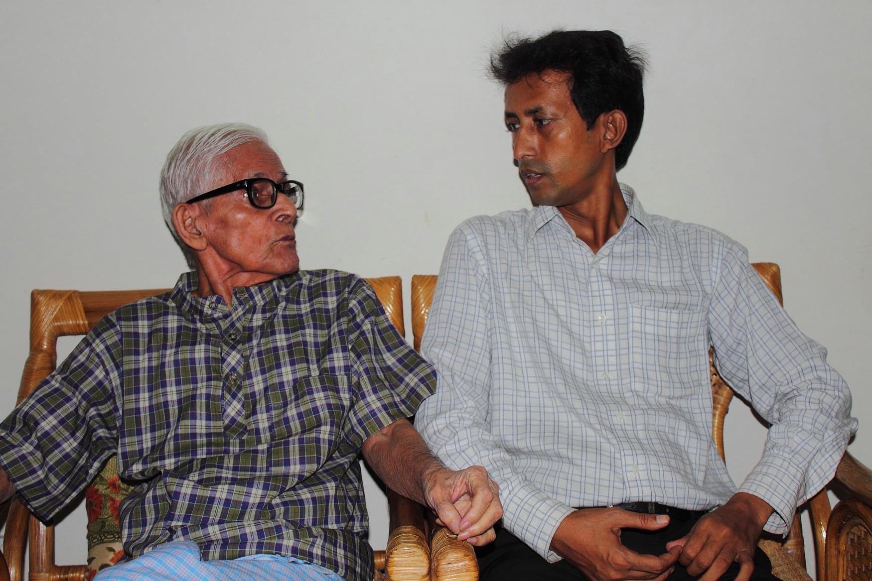 A meaningful moment with researcher Sardar Fazlul Karim.