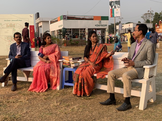 Speaking on the popular TV channel News 24 at the Amar Ekushey Book Fair.